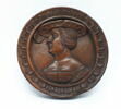 Médaillon : buste de femme, image 1/3