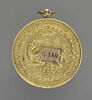 Médaille : François Ier / une salamandre entourée d'une couronne et surmontée d'une couronne royale, image 2/2