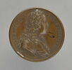 Médaille : Louis XV jeune / figure féminine, image 1/2