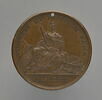 Médaille : Louis XV jeune / figure féminine, image 2/2