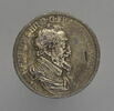 Médaille : Henri IV / autel surmonté de colonnes et couronnes, image 1/2