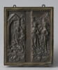 Plaquette : le Christ au tombeau entre la Vierge et saint Jean, image 2/5