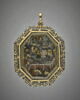 Médaillon octogonal : le martyre de saint Laurent, image 1/2
