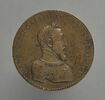 Médaille : Henri II / la  Paix, l'Abondance et la Renommée sur un char, image 1/2