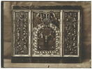 Triptyque : le Couronnement de la Vierge (trois plaques), image 3/5