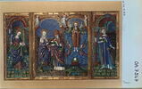 Triptyque : Saints (sainte Geneviève, sainte Marthe, saint Lazare, sainte Madeleine, saint Laurent), image 9/10