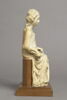 Statuette : Sainte assise, image 5/5