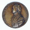 Médaille : Marie d'Autriche / la paix foulant au pied des armes, image 1/2