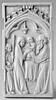 Feuillet de polyptyque : la Présentation au Temple ; la Vierge glorieuse couronnée par un ange, image 2/2