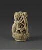 Pommeau de sceptre de confrérie : un couple et la Mort, image 2/9