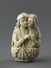 Pommeau de sceptre de confrérie : un couple et la Mort, image 7/9