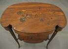 Table rognon plaquée de satiné de style Louis XV, image 10/13