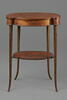 Table rognon plaquée de satiné de style Louis XV, image 1/13
