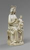 Statuette : Vierge à l'Enfant trônant, image 2/8