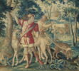 Fragment d'une tapisserie : allégorie du mois de juillet, la chasse au cerf, le Retour de la chasse, image 6/6