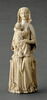 Statuette : Vierge à l'Enfant assise, image 1/3