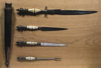 Trousse contenant 3 couteaux et une fourchette, image 2/3