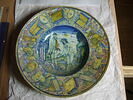 Plat rond : Deux chasseurs nus, image 2/7