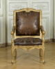 Fauteuil à la reine, d'un ensemble de huit (avec OA 10506 2, OA 10506 3, OA 10506 4, OA 10506 6, OA 10506 7, OA 10506 8, OA 10506 9, OA 10506 10) et de deux canapés à joues (OA 10506 1 et OA 10506 2), image 1/13