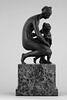 Groupe sculpté : mère s'agenouillant avec son enfant, image 7/8