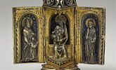 Tabernacle : Vierge à l’Enfant et statuettes de saints avec un donateur, image 4/7