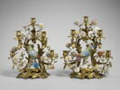 Candélabre à cinq lumières d'une paire (voir aussi SN 587), image 1/2