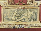 L'Automne et l'Hiver, d'une garniture complétant une tenture des Mois Grotesques de la tenture des Mois Arabesques, destinée à décorer une niche dans le cabinet du Roi à Trianon, image 2/6