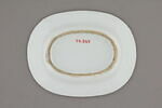 Petit plat ovale, d'un ensemble de quatre (TH 544 à 547), image 2/2