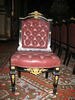 Chaise en bois noir de style Louis XIV., image 1/2