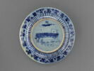 Plat rond : décor de feuillages, image 2/6