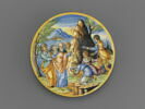 Assiette : Moïse frappant le rocher, image 1/3