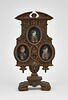 Trois médaillons dans un cadre en bois, pastiche néo-renaissance, image 1/6