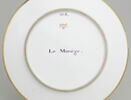 Assiette du Service Encyclopédique : Le Manège, image 2/2