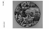 Assiette : armoiries de Giacomo Nordi, évêque d'Urbino ; l'Enlèvement d'Europe, image 5/6