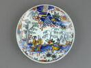 Assiette à décor chinois polychrome, image 1/3