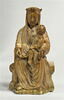 Statuette : Vierge à l'enfant trônant, image 1/2