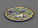 Plaque ronde : Vénus, Adonis et l'Amour, image 3/5