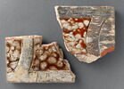 Fragment de plaque :  décor jaspé, image 2/2