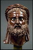 Statuette : tête d'Hercule, image 5/12