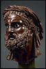 Statuette : tête d'Hercule, image 6/12