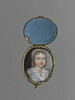 Pendentif ovale : portrait de Louis XIV enfant, image 1/5