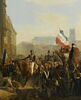 Louis-Philippe, duc d'Orléans, lieutenant général du royaume, arrive à l'Hôtel de ville de Paris, 31 juillet 1830., image 2/3