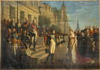 Entrevue de Napoléon Ier et de la reine Louise de Prusse à Tilsitt, 6 Juillet 1807, image 1/2
