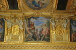 Plafond : Salle des Saisons -Apollon et Marsyas, au dessus de la corniche, côté ouest, image 3/6