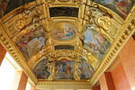 Plafond : Salle des Saisons -Apollon et les Muses,  au dessus de la corniche, côté nord,, image 4/8