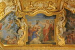 Plafond : Salle des Saisons -Apollon et les Muses,  au dessus de la corniche, côté nord,, image 6/8