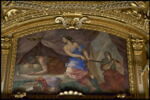 Plafond : Salle des Antonins - Judith et Holopherne, au dessus de la corniche, côté nord,, image 5/7