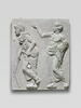 Tirage d’une plaque de la frise est du Parthénon représentant deux héros, image 1/2