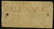 plaque de loculus ; inscription, image 2/2
