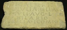 plaque de loculus ; inscription, image 3/4